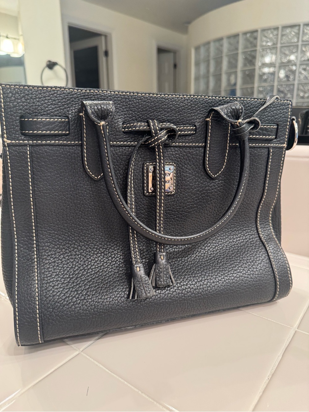 Vintage Dooney & Bourke Top Handle Tote